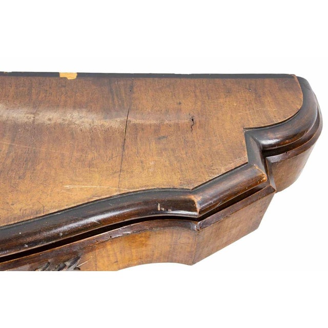 Antique Wood Wall Console Table, Italy, 19th Century For Sale - Image 5 of 7