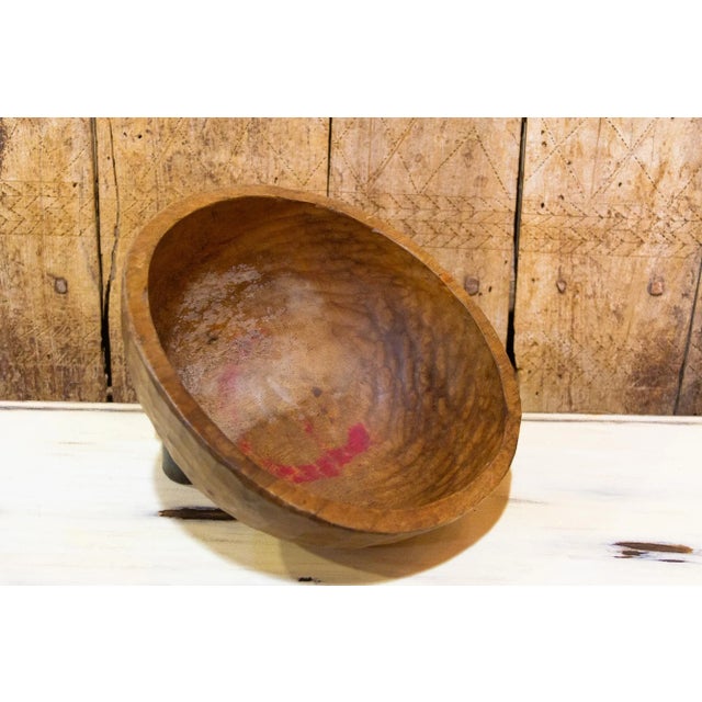 Mid 20th Century Mid 20th Century Alin Handhewn Nepalese Bowl For Sale - Image 5 of 7