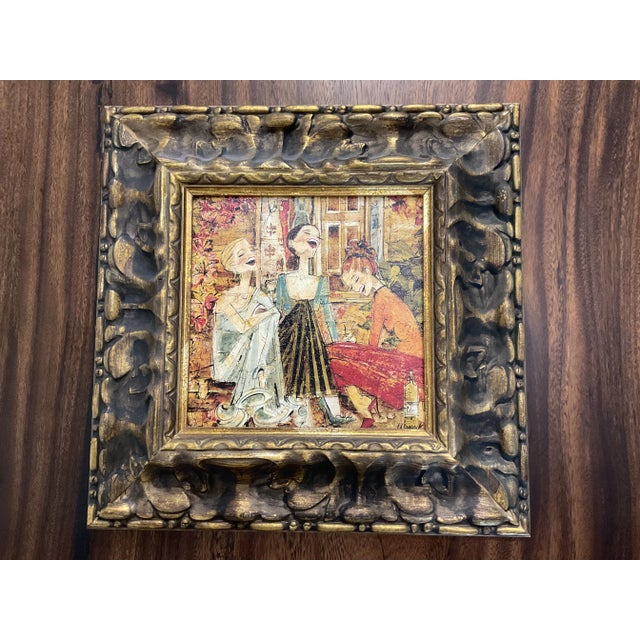 This lively friendship print is part of Kathy Womack's Women and Wine Series, Seventeenth Edition, and comes beautifully...