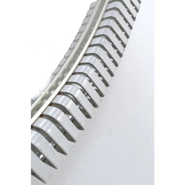 Vintage Metal Edge Mirror For Sale - Image 6 of 9