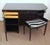 Swedish Art Moderne Black Writing Desk With Zebra Hair Hide For Sale - Image 4 of 9