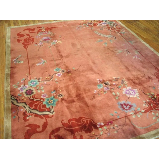 1920s Chinese Art Deco Carpet For Sale - Image 4 of 4