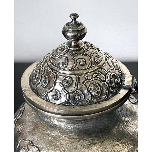 Chinese Early 20th Century Chinese Export Silver Tea or Coffee Service by ZeeSung - 3 pcs For Sale - Image 3 of 18