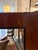 1990s Vintage Contemporary Mahogany 4-Panel Folding Room Divider Screen With Beveled Glass For Sale - Image 5 of 7