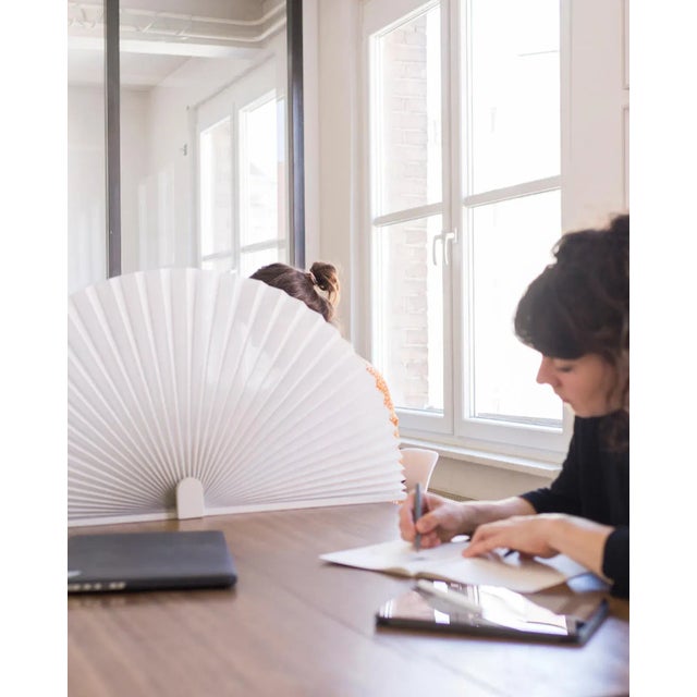 Wood Friendly Border Pop-up Privacy Screen from Njustudio For Sale - Image 7 of 14