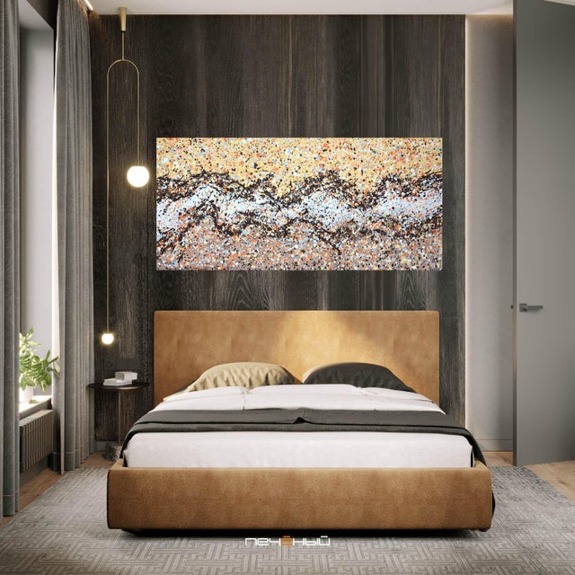 Caramel-Chocolate Mood.Modern Original Painting. Iryna Kastsova For Sale - Image 9 of 10