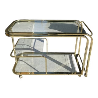 Milo Baughman Tiered Bar Cart For Sale