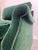 Hollywood Regency Style Custom Overstuffed Emerald Velvet Armchair For Sale - Image 11 of 17