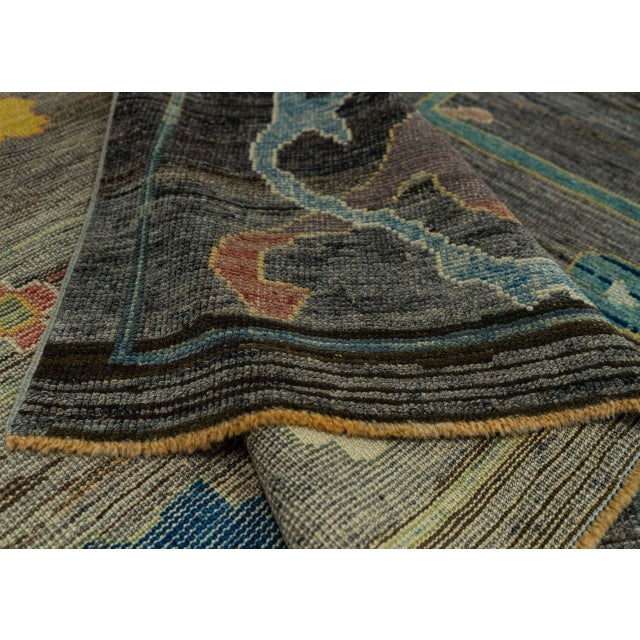 Turkish Oushak Old Wool Rug 12' x 14'7" #19520 For Sale In Houston - Image 6 of 8