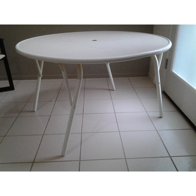 Vintage MidCentury Brown Jordan Patio Table Chairish