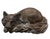 Traditional Vintage Cast Iron Sleeping Fox Statue For Sale - Image 3 of 12