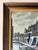 1960’s Frank European Town Landscape Scene Oil on Canvas Painting, Framed For Sale In Miami - Image 6 of 11
