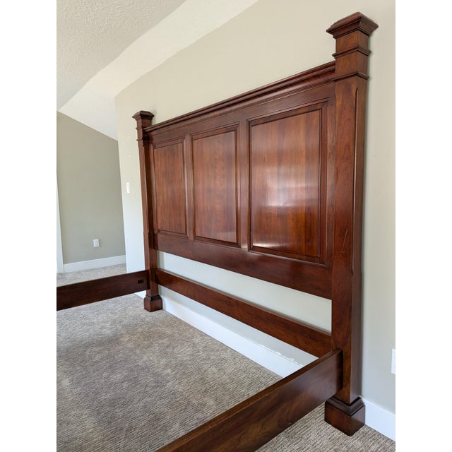 Statton Wainscot Colonial King Bed For Sale - Image 10 of 18