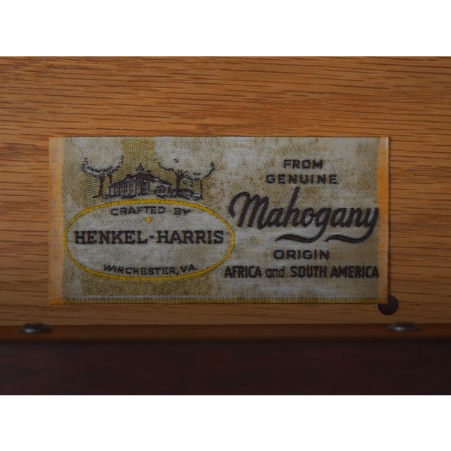 Henkel Harris Breakfront Bar Mahogany Bookcase For Sale - Image 16 of 18