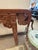 Brown Carved Oak Vintage Asian Style Console Table For Sale - Image 8 of 15