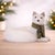 Contemporary Plush Winter Fox Figurine with Scarf For Sale - Image 3 of 4