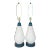 Rimini Blu Bitossi Mid-Century Lamps, Pair For Sale