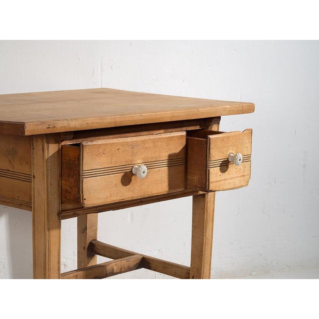 Oak Kitchen Table, 1920s For Sale - Image 6 of 15