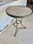 Found in the South of France, this Late 19th Century French Iron and Stone Bistro Garden Table dates back to the late...