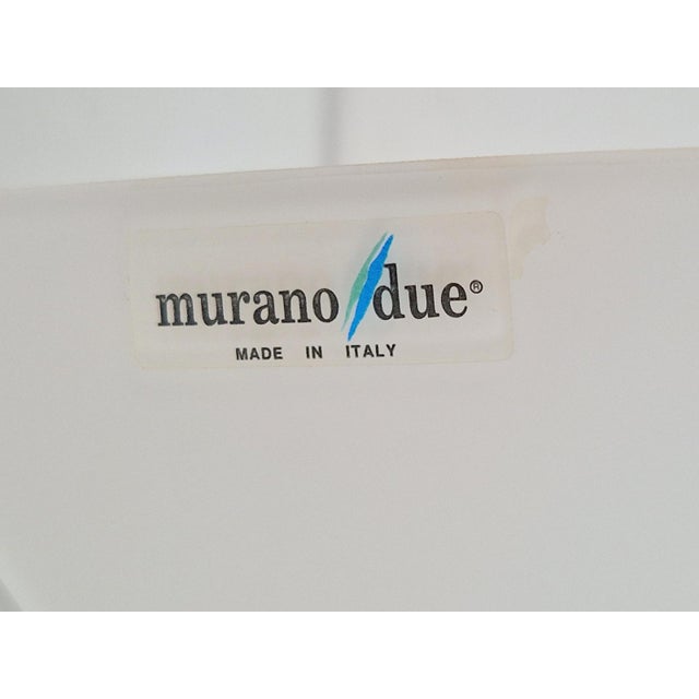 Vintage Glass Pinna Wall Lamp by Federico Codato for Murano Due, Italy, 1990s For Sale - Image 4 of 15