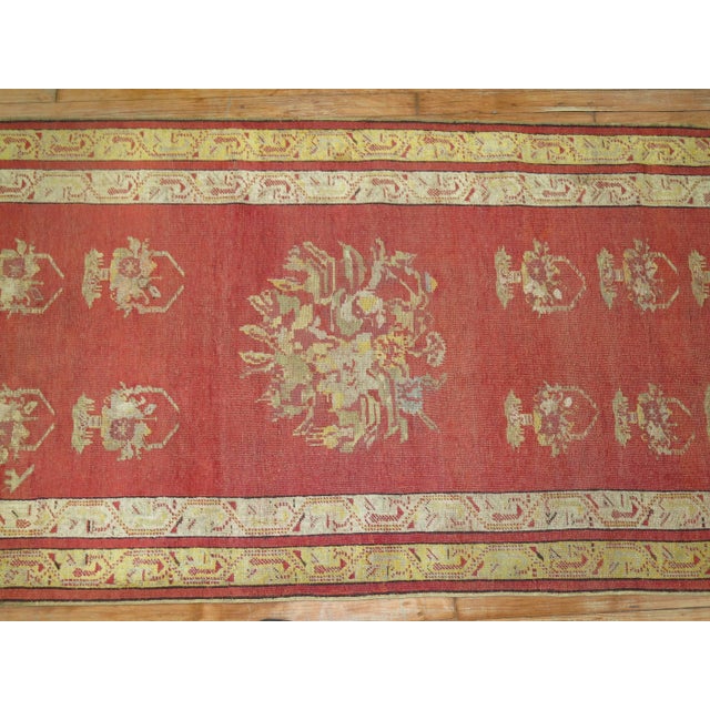 Antique Turkish Melas Runner - 3'6" x 12'9" For Sale In New York - Image 6 of 6