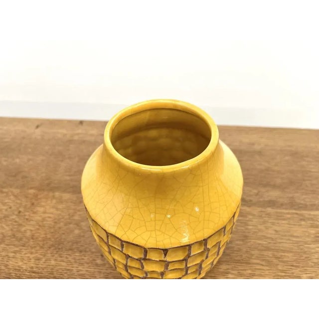 Mid-Century Modern Ceramic Vase from Vallauris, 1970s For Sale - Image 3 of 14