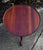 WIlliamsburg Galleries Mahogany Table Vintage Petite Queen Anne Pie Crust Round For Sale - Image 4 of 13