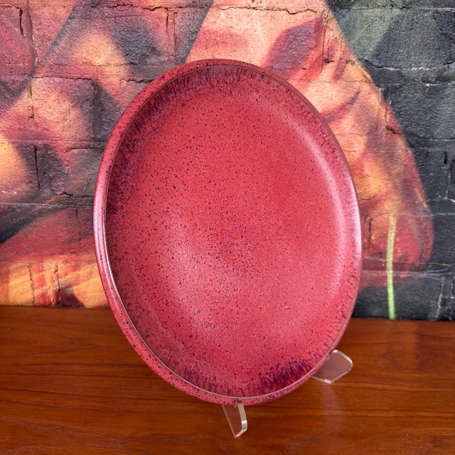 Modern Tim Mathers Ceramic Serving Dish Charger For Sale - Image 3 of 12