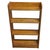 Brown Art Deco Open 4-Shelf Bookcase, 1930s For Sale - Image 8 of 8