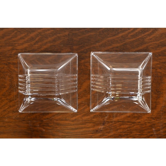 Tiffany & Co. Cut Crystal Snack Bowls, Pair For Sale - Image 9 of 12