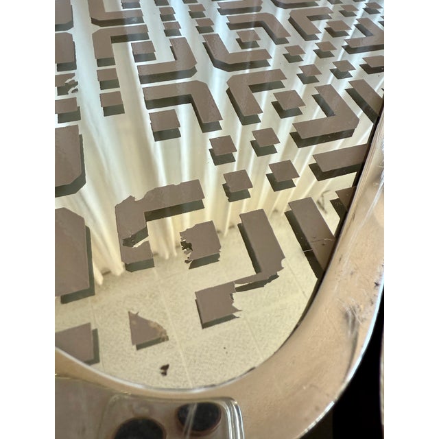 Mid-Century Modern Italian Chrome and Mirrored Glass Placemat Serving Trays by Tommaso Barbi, 1970s, Set of 4 For Sale - Image 11 of 18