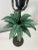 Vintage Palm Beach Regency Palm Tree Table Lamp For Sale - Image 4 of 7