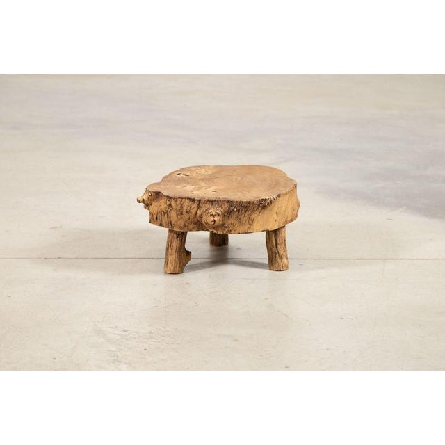 French Elm Side Table, 1900 For Sale - Image 8 of 10