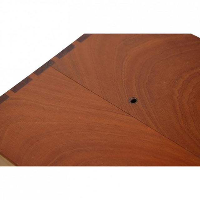 Brown Bookcase in Mahogany by Mogens Koch, 1980s For Sale - Image 8 of 14