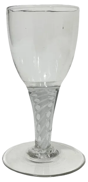 Dutch Twist Wine Glass, 1750s