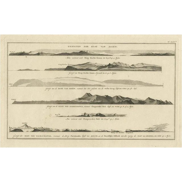 Allart en Van Cleef, Gezigt der Kust van Asiën, 1803, Paper For Sale - Image 6 of 6