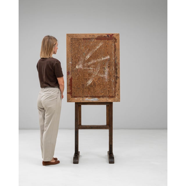 20th Century French Wooden Artist's Easel with Adjustable Tilt For Sale - Image 18 of 18