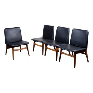 Oak Model BM 230 Chairs attributed to Børge Mogensen, 1954, Set of 4 For Sale