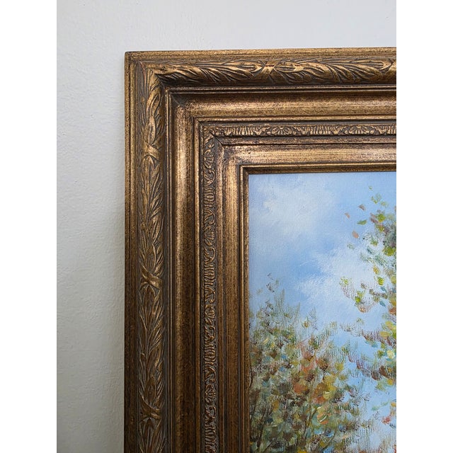Paint W. Hodges Impressionist Landscape Oil Painting For Sale - Image 7 of 8