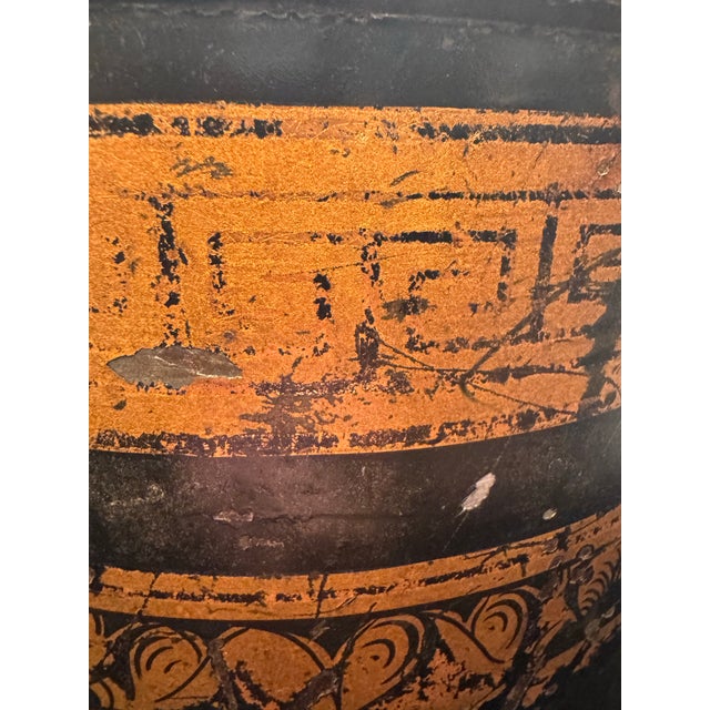 Vintage Chinoiserie Toleware Tea Canister Lamp With Pleated Shade For Sale - Image 12 of 13