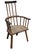 Farmhouse Spindleback Armchair, 1890s For Sale - Image 8 of 11