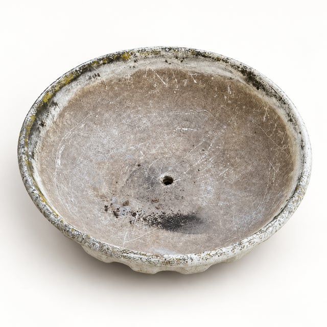 Antique Stone Flower Cup Planter, 1990s For Sale - Image 4 of 8