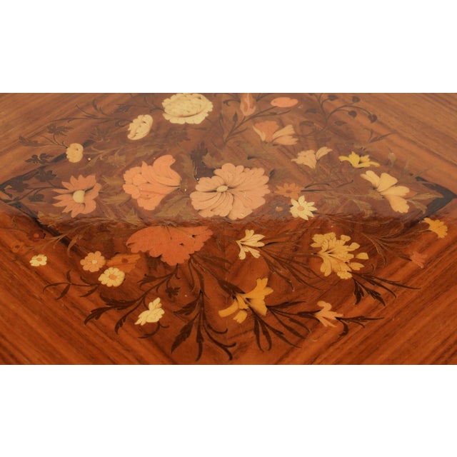 Late 20th Century Italian Marquetry Casino Table Chess Backgammon Roulette Cards For Sale - Image 12 of 15