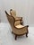 Textile Late 19th Century Victorian Velvet Upholstery Gossip Chair For Sale - Image 7 of 9