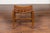 English 1920s Walnut Egyptian Revival Thebes Stool with Faux Bamboo Legs For Sale - Image 9 of 11