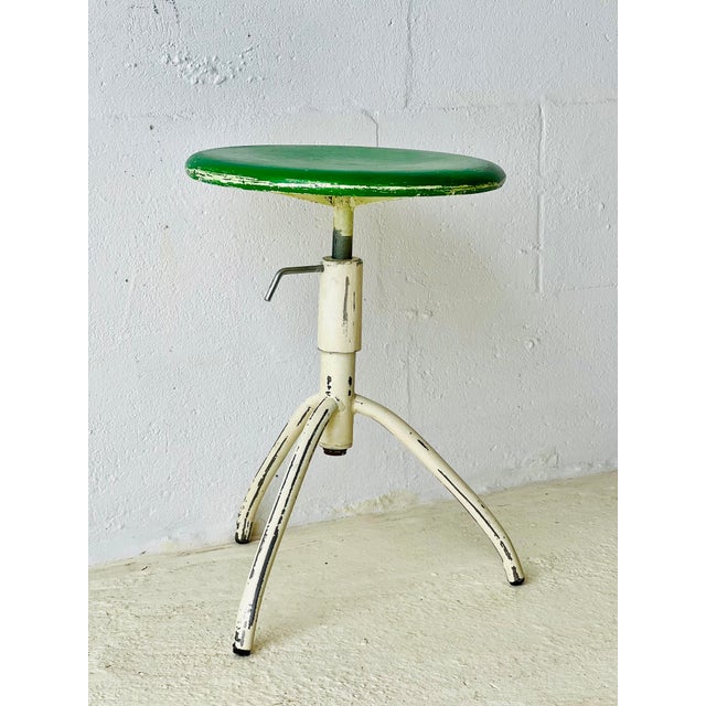 Vintage Industrial Stool, 1970s For Sale - Image 4 of 14
