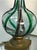 Pair of modern tricolor twist murano lamps, 1960’s. Glass body measures 24” alone. Overall height is 32” with a 10” diameter.