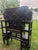 Vintage Arts & Crafts Geometric Smoking Cabinet & Pipe Rack Etagere Console For Sale - Image 16 of 18