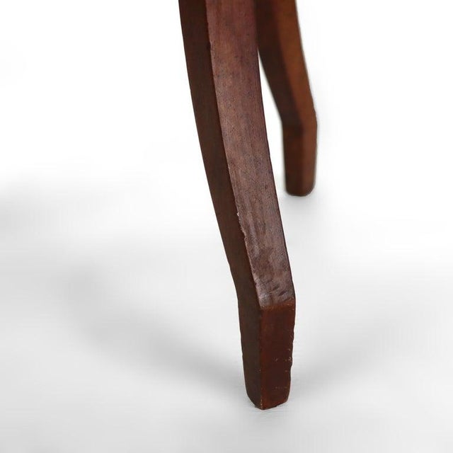 Antique Olivewood Veneer Cocktail Stand With Single Drawer C1890 For Sale - Image 9 of 15