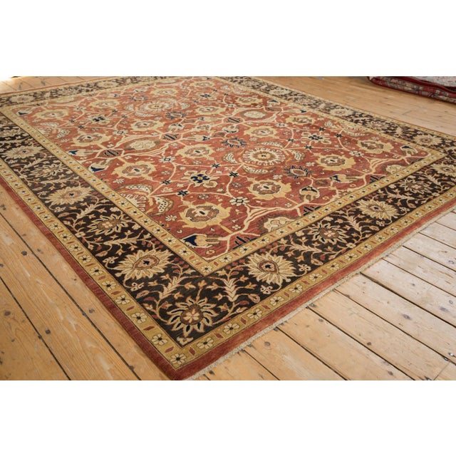 Indian Indian Mahal Design Carpet - 7'11" X 9'9" For Sale - Image 3 of 9